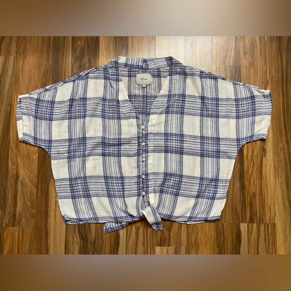 Rails Thea power lilac blue short sleeve shirts